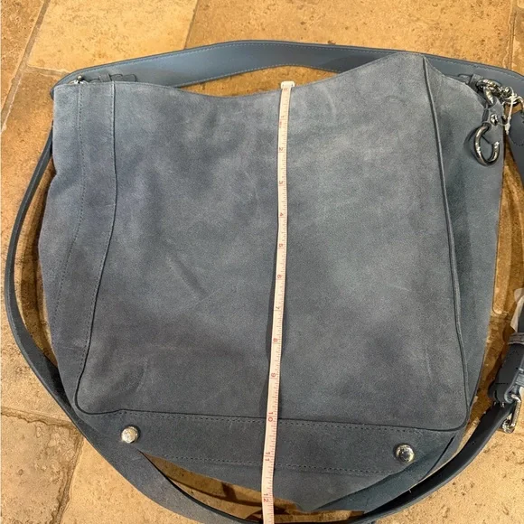 Rebecca Minkoff Blue suedeLeather hobo Bag